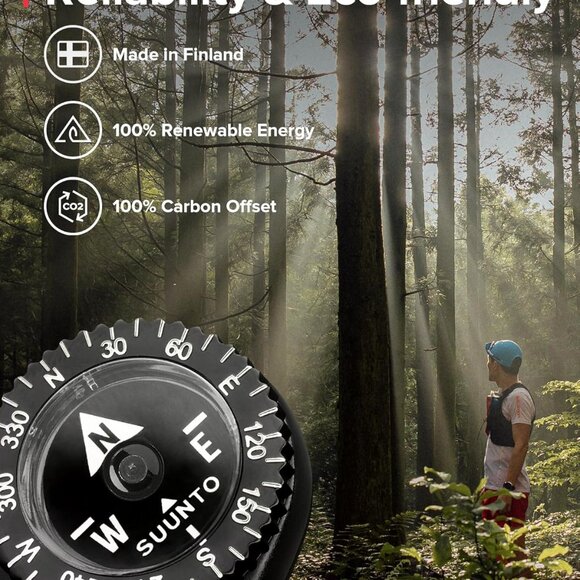 Multifunctional Compass, Northern Hemisphere, Compact Waterproof Navigation Coma - Picture 10 of 10